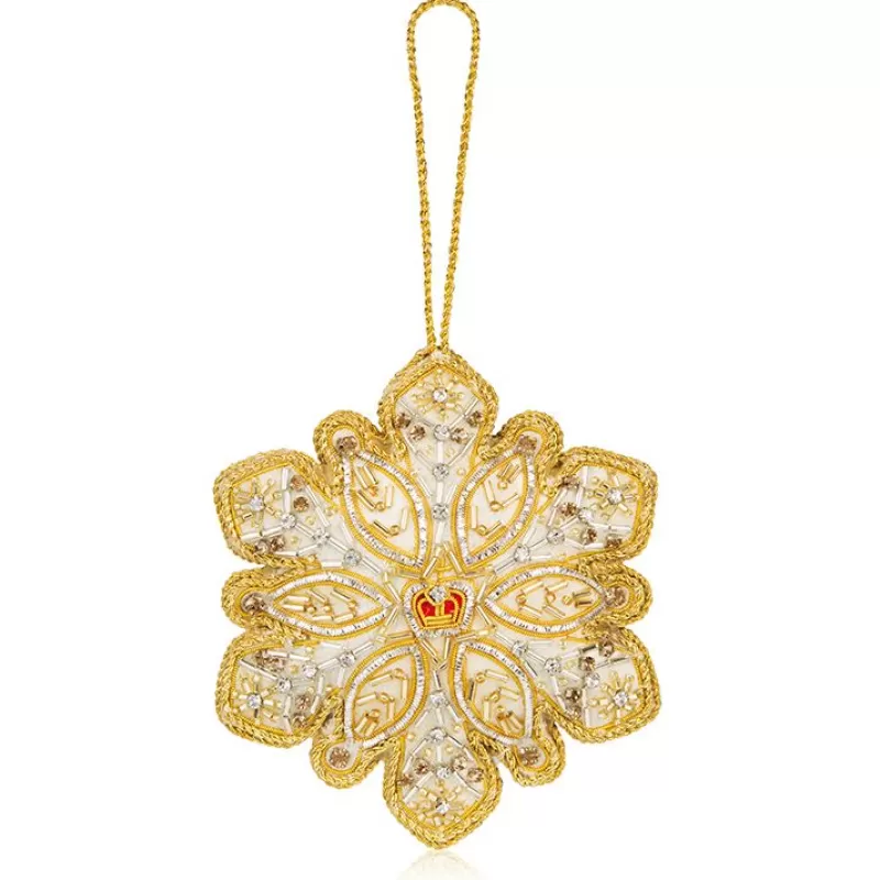 Decorations | Royal Collection Shop Buckingham Palace Crystal Snowflake Decoration