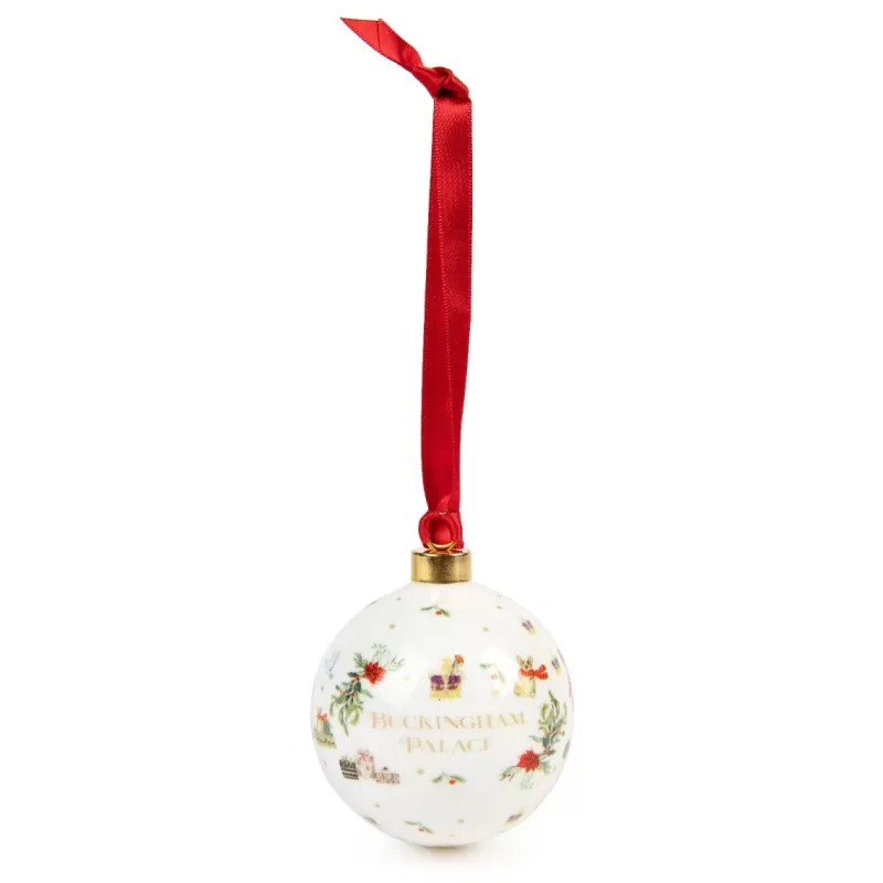Decorations | Royal Collection Shop Buckingham Palace Fine Bone China Bauble