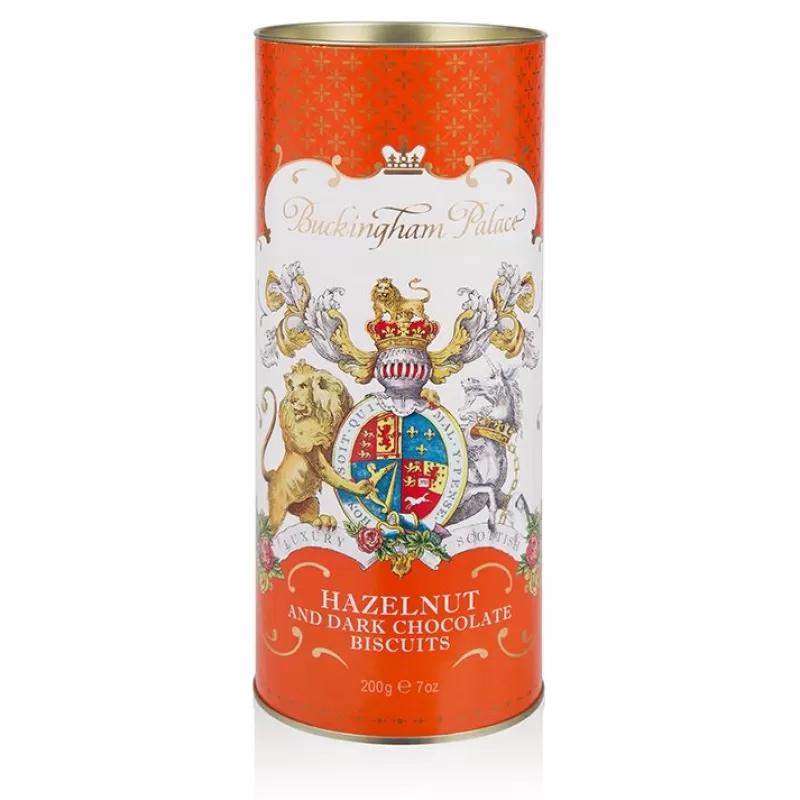 Biscuits | Royal Collection Shop Buckingham Palace Hazelnut And Chocolate Chip Biscuit Tube