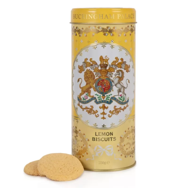 Biscuits | Royal Collection Shop Buckingham Palace Lemon Shortbread Biscuit Tin