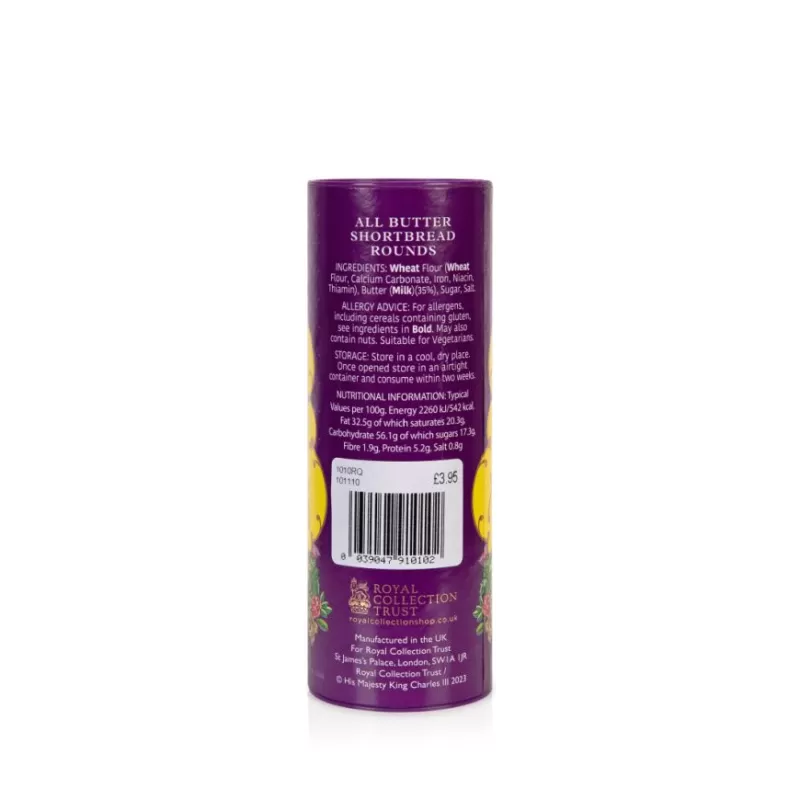 Biscuits | Royal Collection Shop Buckingham Palace Miniature Shortbread Tube