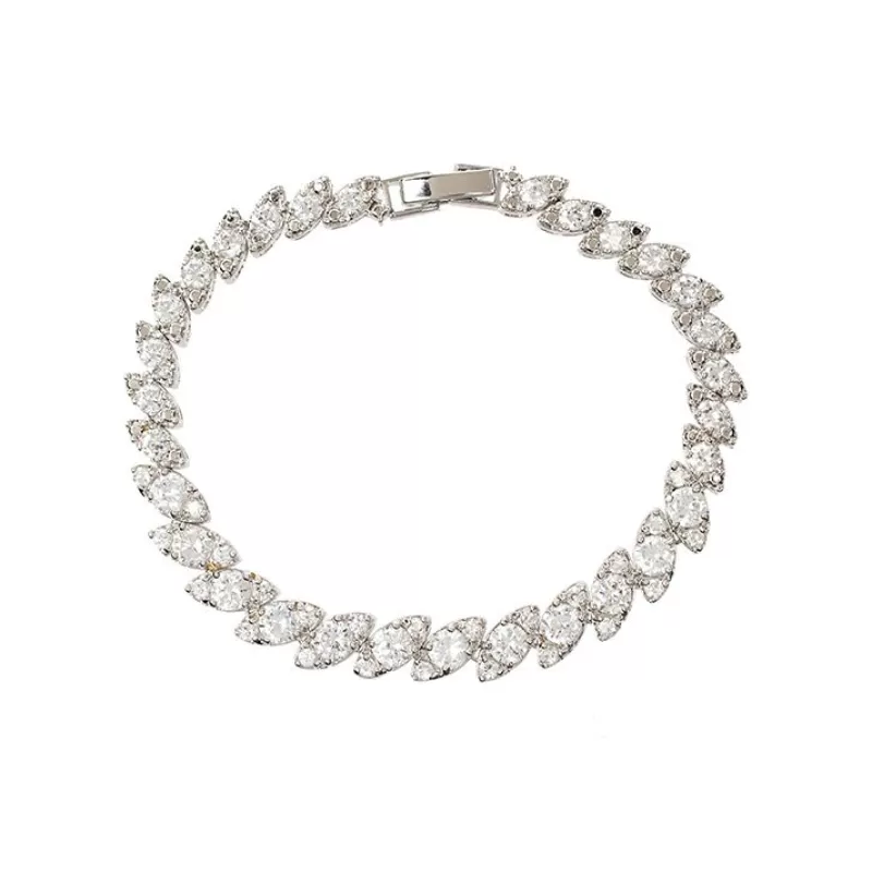 Bracelets | Royal Collection Shop Buckingham Palace Slim Oval Crystal Bracelet