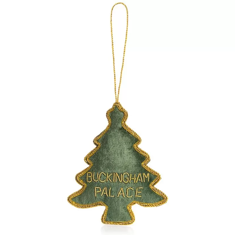 Decorations | Royal Collection Shop Buckingham Palace Velvet Christmas Tree Decoration