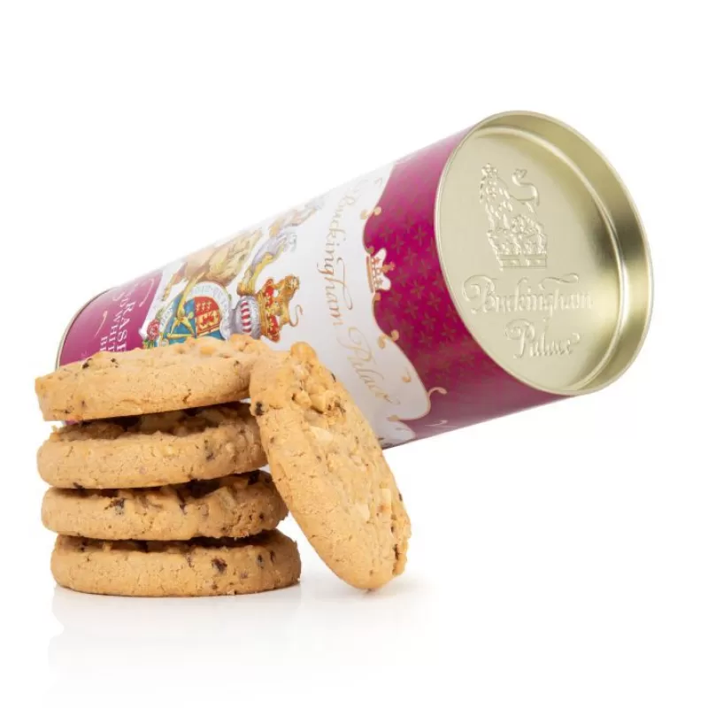 Biscuits | Royal Collection Shop Buckingham Palace White Chocolate And Raspberry Biscuit Tube
