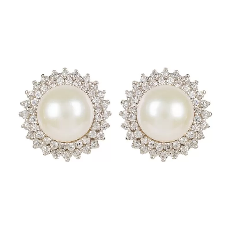 Earrings | Royal Collection Shop Centred Pearl Earrings