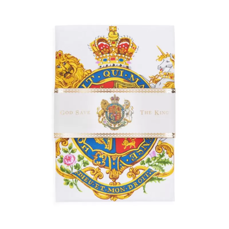 His Majesty The King'S 75Th Birthday | Royal Collection Shop Coat Of Arms Tea Towel