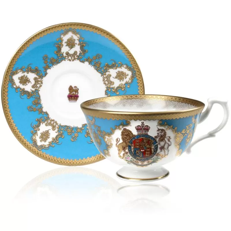 Afternoon Tea | Royal Collection Shop Coat Of Arms Teacup And Saucer