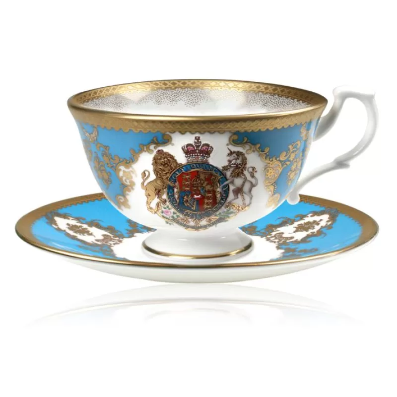 Afternoon Tea | Royal Collection Shop Coat Of Arms Teacup And Saucer