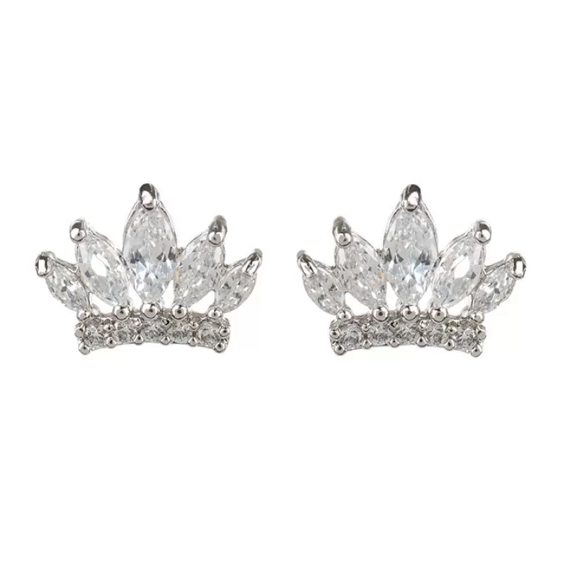 Earrings | Royal Collection Shop Crystal Crown Earrings