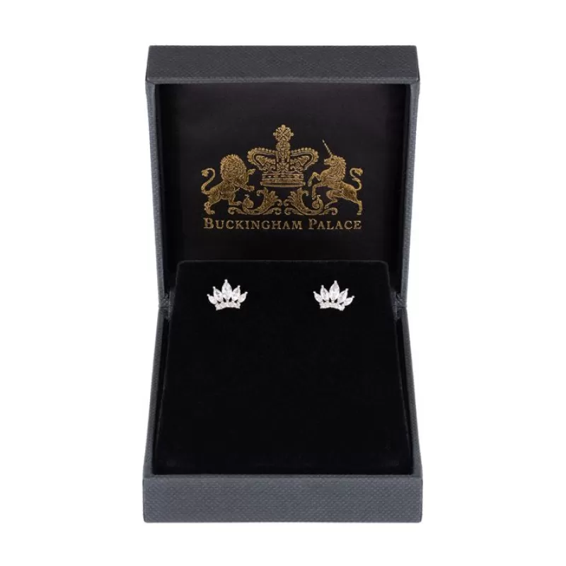 Earrings | Royal Collection Shop Crystal Crown Earrings