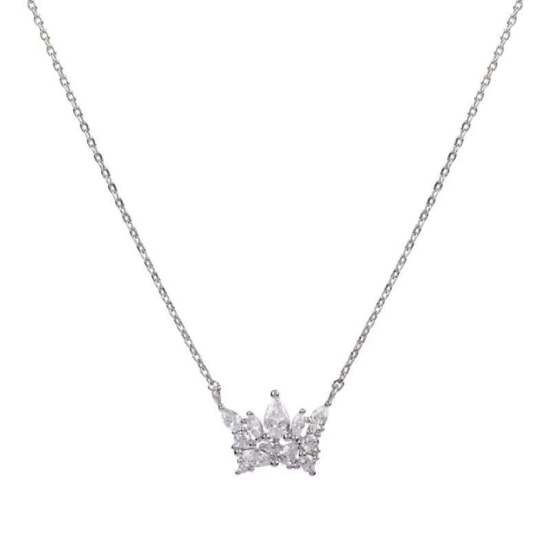 Necklaces | Royal Collection Shop Crystal Crown Necklace