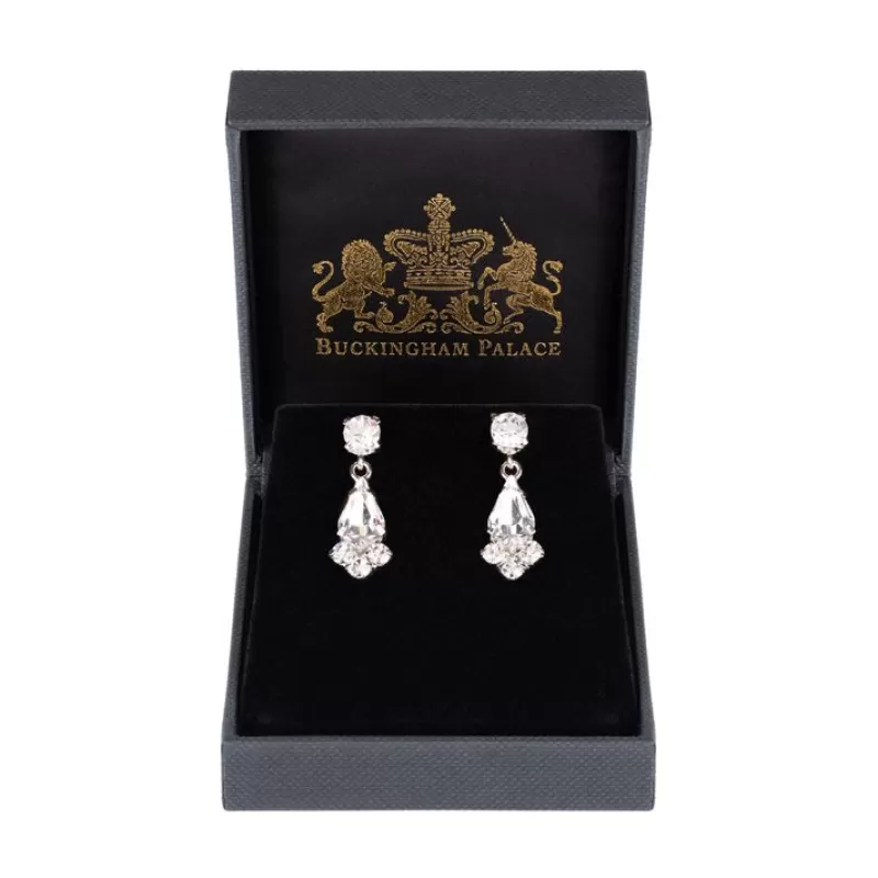 Earrings | Royal Collection Shop Crystal Decagon Earrings