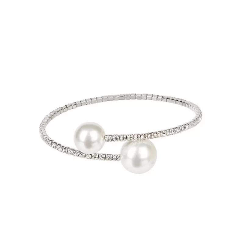 Bracelets | Royal Collection Shop Double Pearl Crystal Bracelet