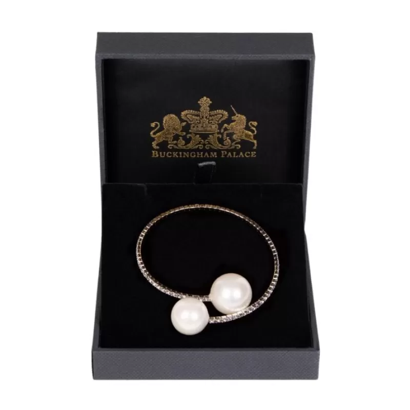 Bracelets | Royal Collection Shop Double Pearl Crystal Bracelet