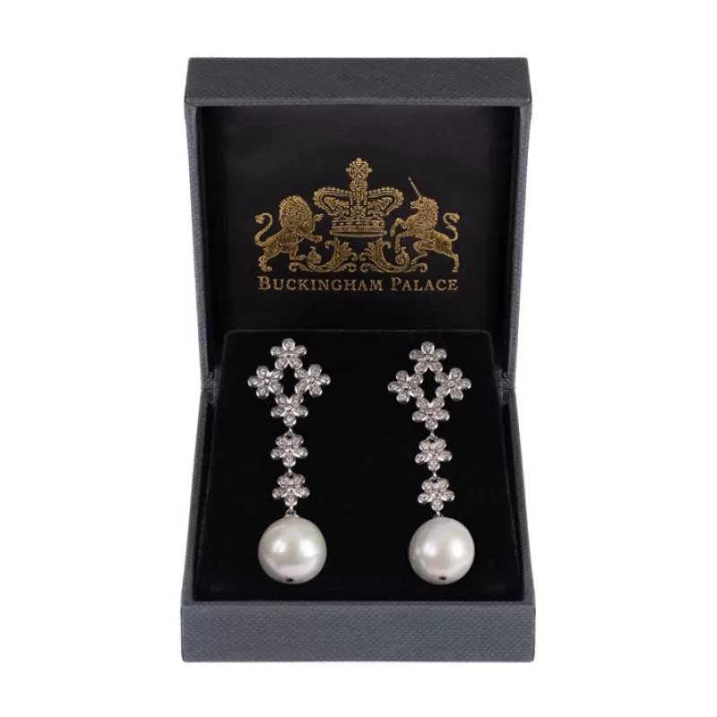 Earrings | Royal Collection Shop Floral Drop Earrings