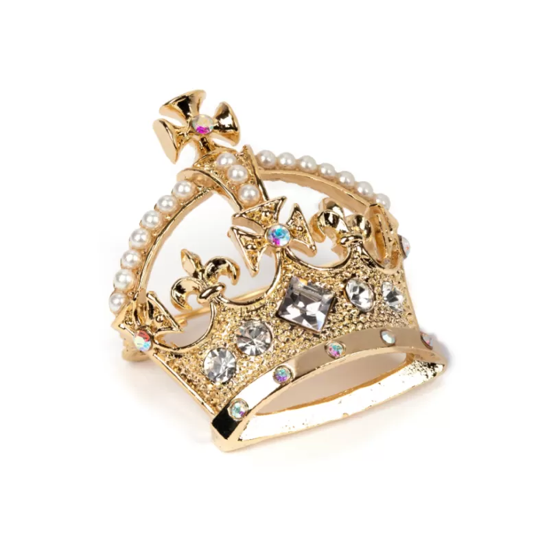 Brooches | Royal Collection Shop Gold Crown Brooch