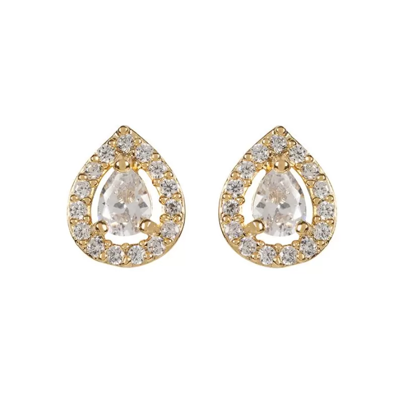 Earrings | Royal Collection Shop Gold Teardrop Earrings
