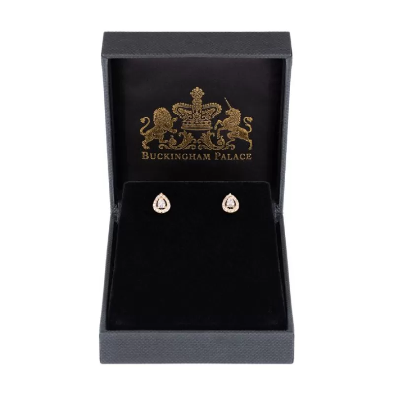 Earrings | Royal Collection Shop Gold Teardrop Earrings