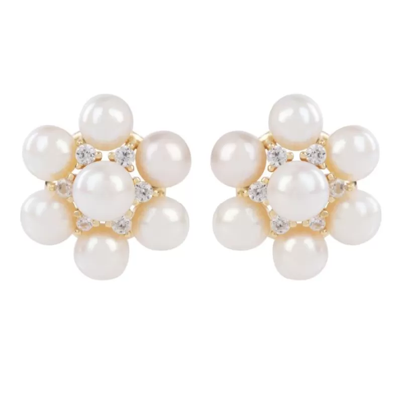 Earrings | Royal Collection Shop Holbein Pearl Flower Stud Earrings