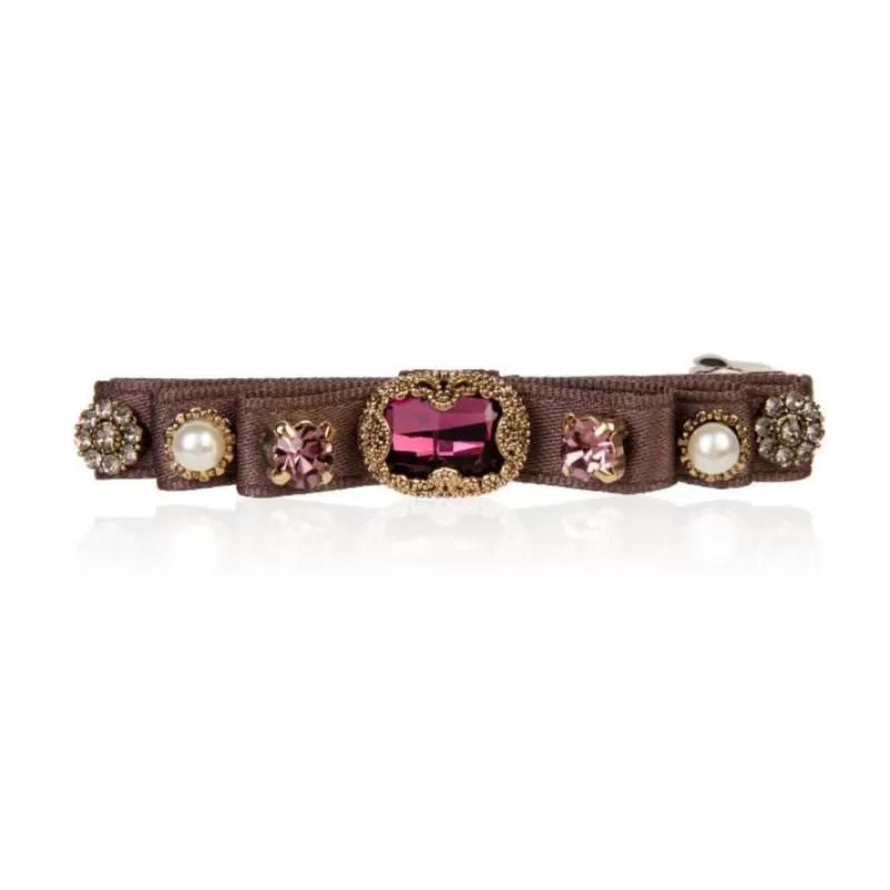 Hair Accessories | Royal Collection Shop Jewel Encrusted Dark Mauve Hairclip