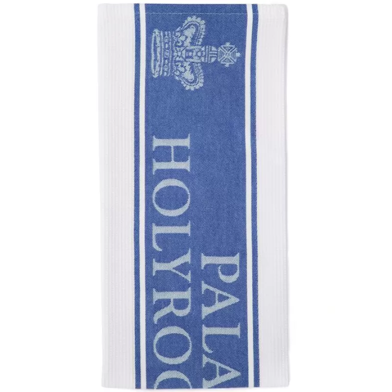 Breakfast Table | Royal Collection Shop Palace Of Holyroodhouse Blue Waffle Tea Towel