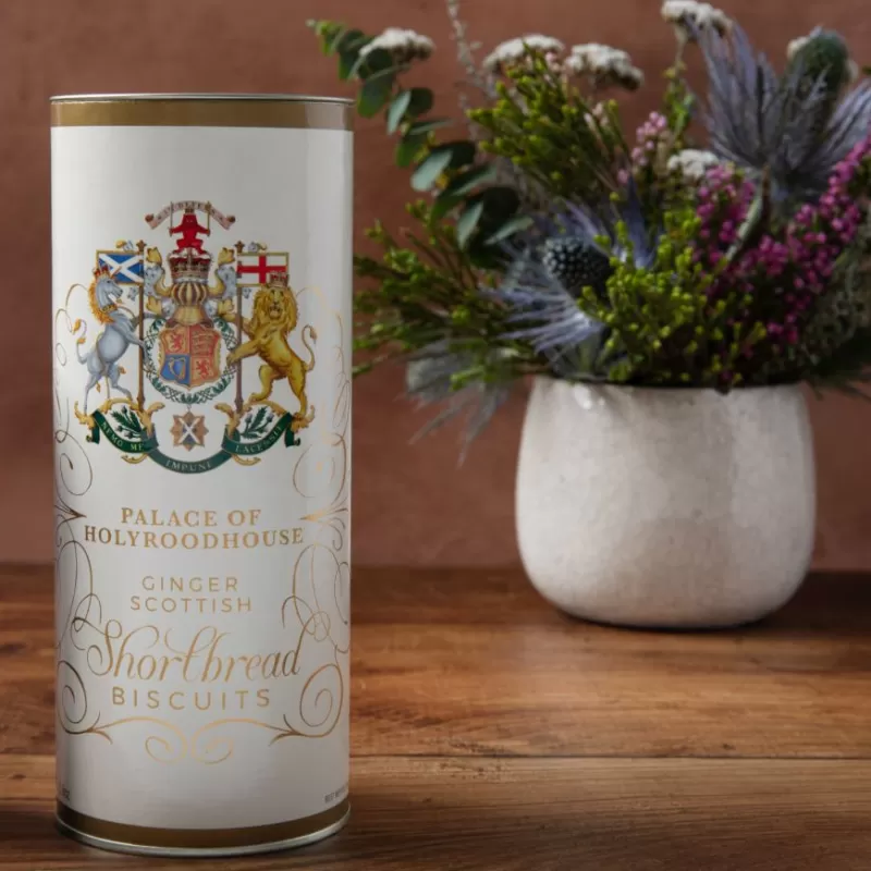 Biscuits | Royal Collection Shop Palace Of Holyroodhouse Ginger Shortbread Tube