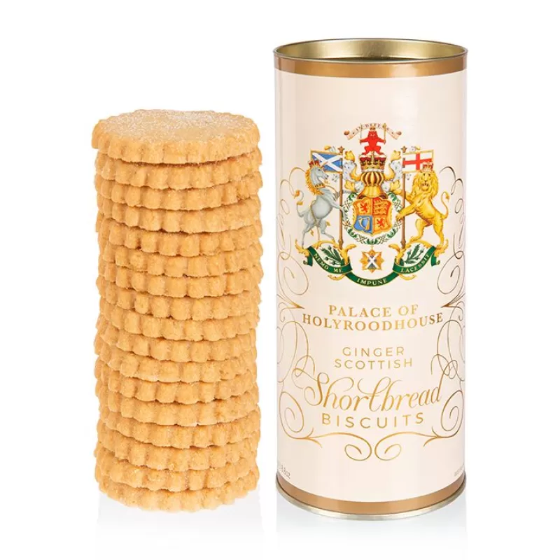 Biscuits | Royal Collection Shop Palace Of Holyroodhouse Ginger Shortbread Tube