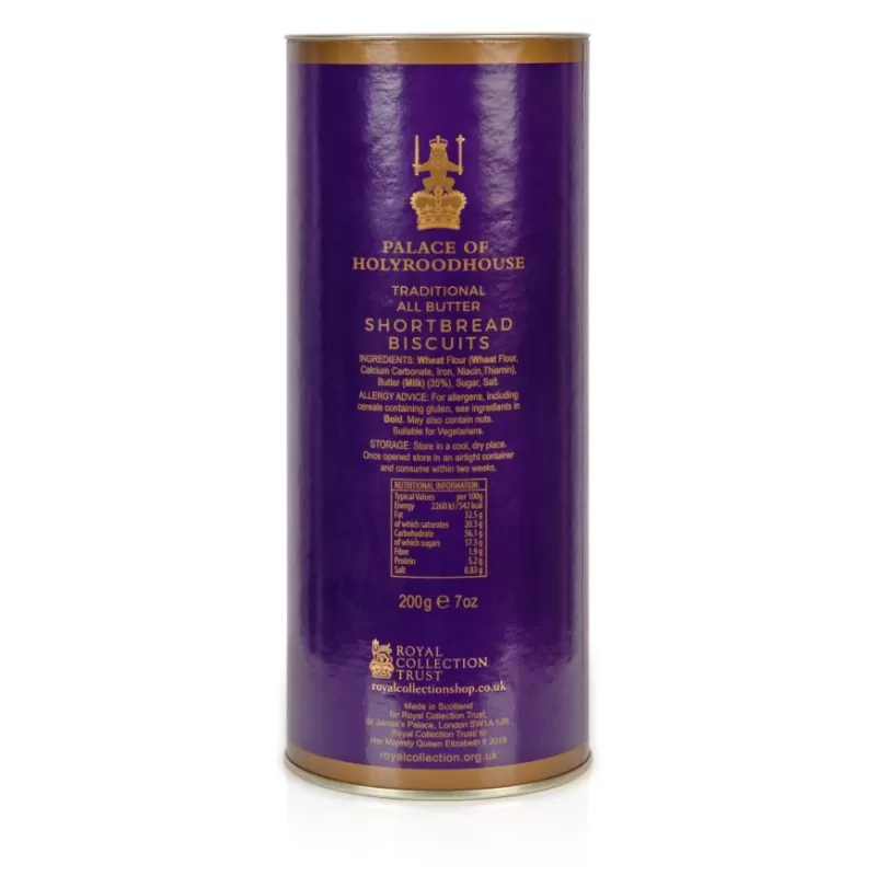 Biscuits | Royal Collection Shop Palace Of Holyroodhouse Shortbread Tube