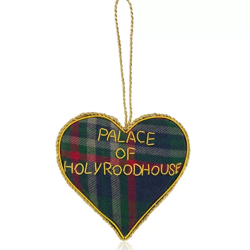 Decorations | Royal Collection Shop Palace Of Holyroodhouse Tartan Heart Decoration