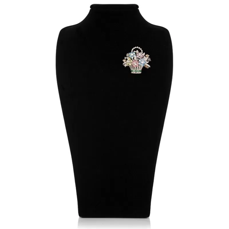 Brooches | Royal Collection Shop Pastel Flower Basket Brooch