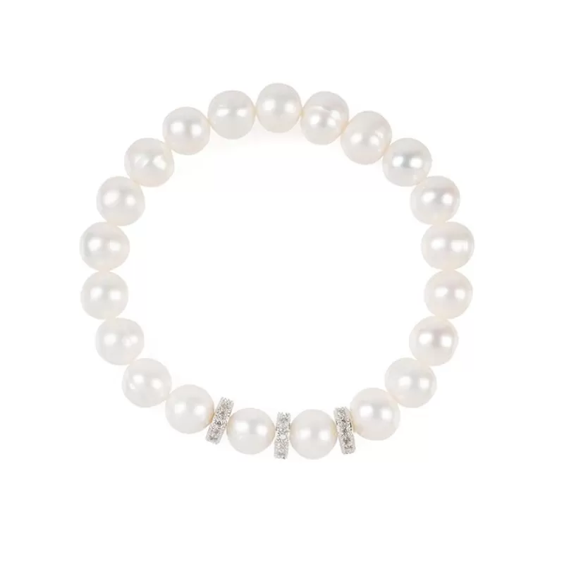 Bracelets | Royal Collection Shop Pearl And Crystal Disc Bracelet