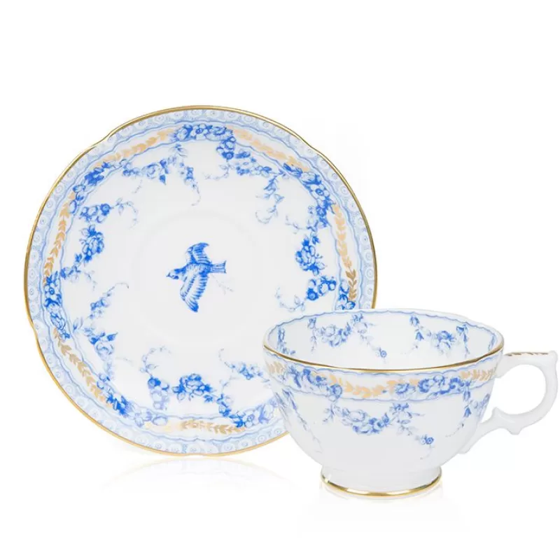 Royal Birdsong | Royal Collection Shop Royal Birdsong Gilded Breakfast Cup And Saucer