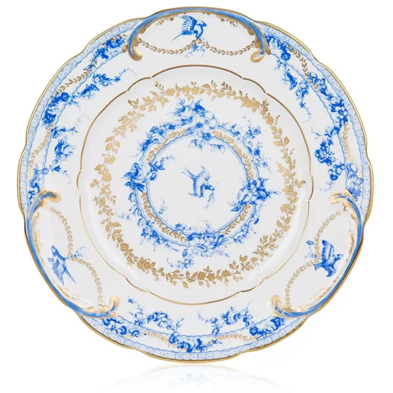 Plates & Bowls | Royal Collection Shop Royal Birdsong Gilded Dinner Plate
