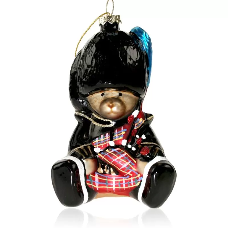 Decorations | Royal Collection Shop Scottish Piper Glass Ornament