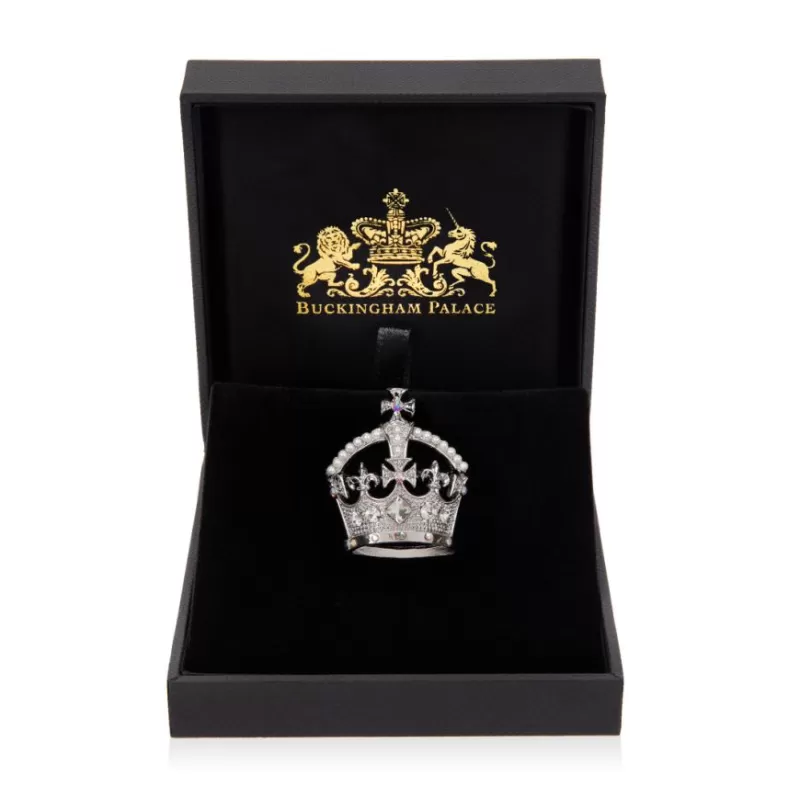Brooches | Royal Collection Shop Silver Crown Brooch