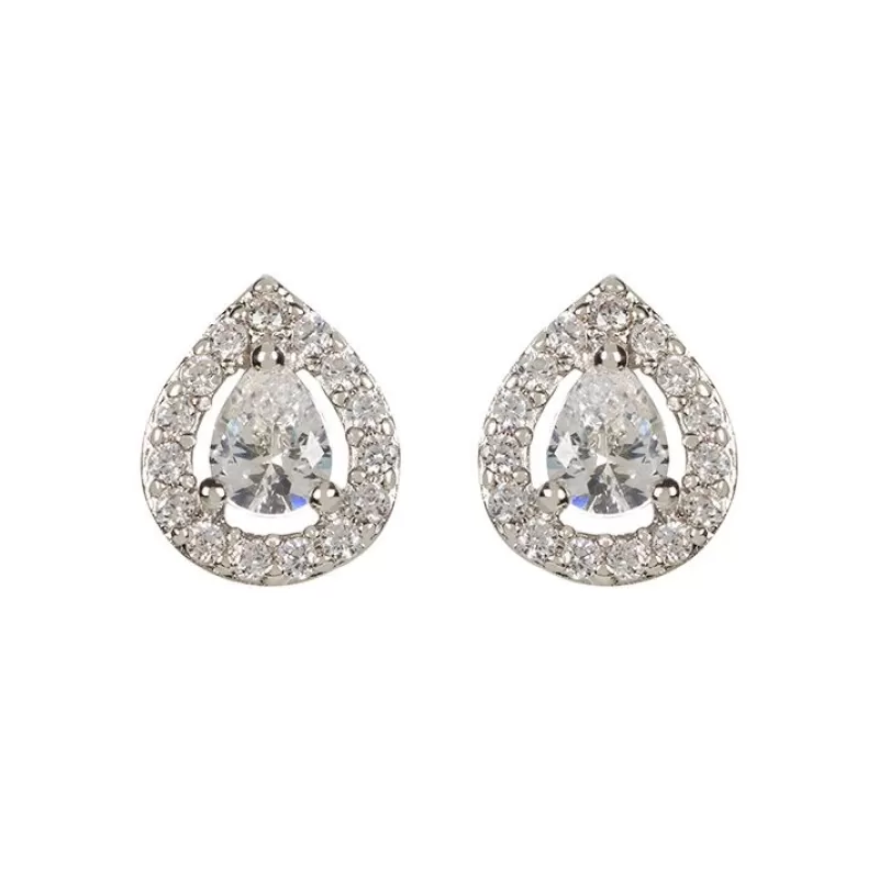 Earrings | Royal Collection Shop Silver Teardrop Earrings