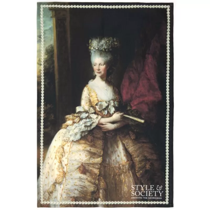 Home Linens | Royal Collection Shop Style & Society Queen Charlotte Tea Towel