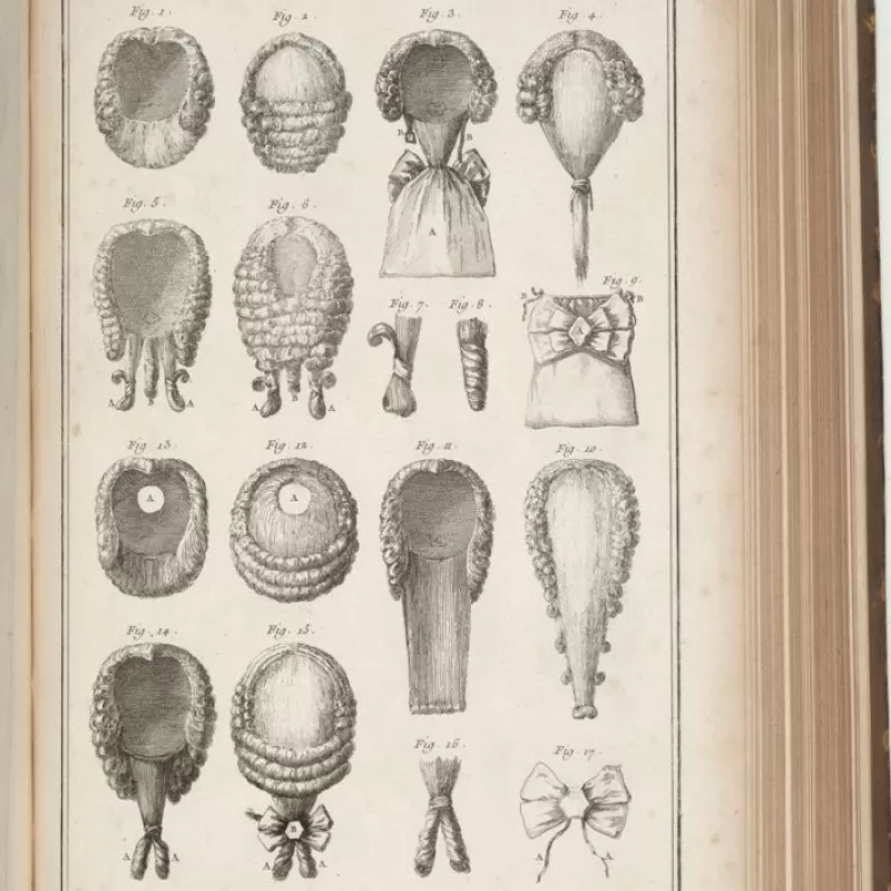 Bookmarks | Royal Collection Shop Style & Society Wig Bookmark