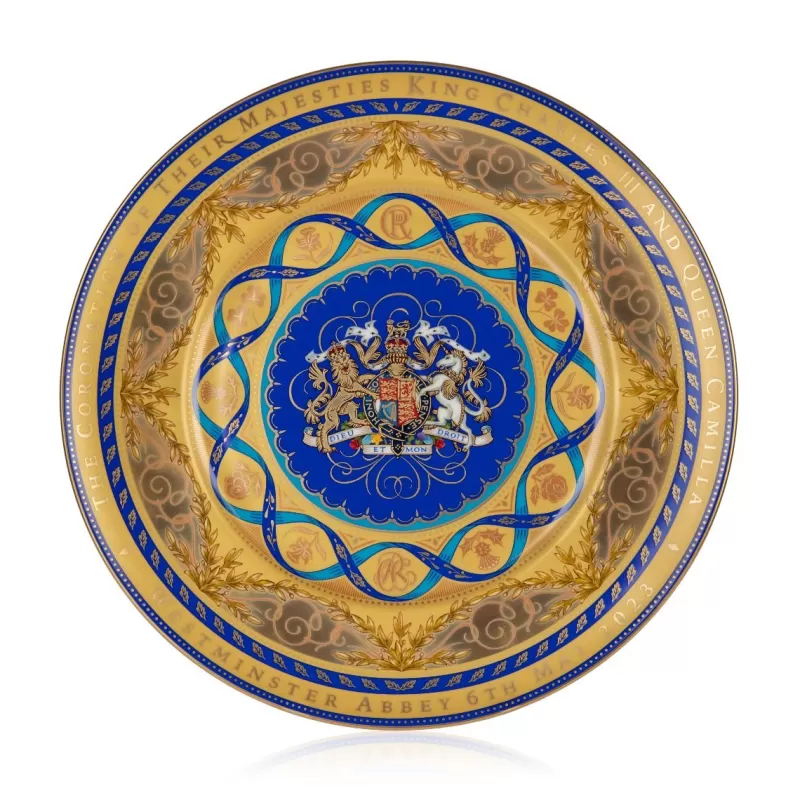 Plates & Bowls | Royal Collection Shop The Coronation Limited Edition Charger Plate