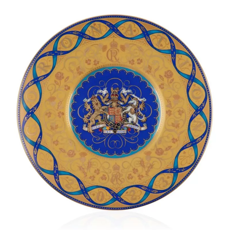 Plates & Bowls | Royal Collection Shop The Coronation Limited Edition Disc Plate