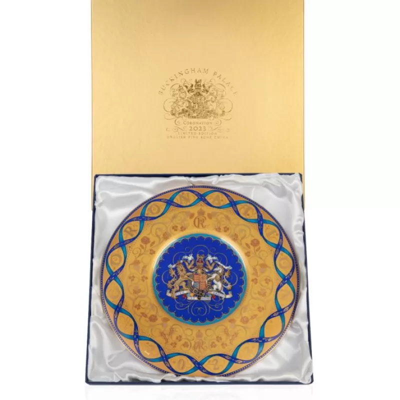 Plates & Bowls | Royal Collection Shop The Coronation Limited Edition Disc Plate