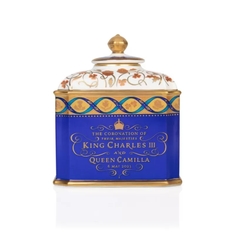 The Coronation Of King Charles Iii | Royal Collection Shop The Coronation Limited Edition Tea Caddy