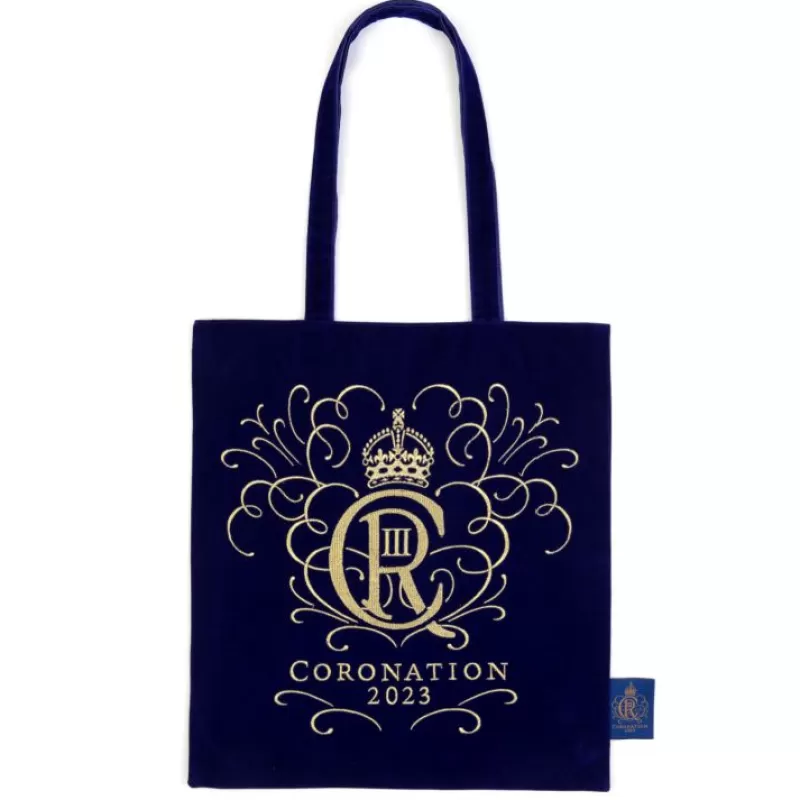 Bags | Royal Collection Shop The Coronation Velvet Tote Bag