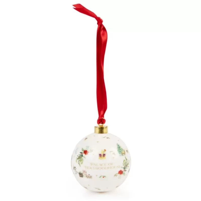 Decorations | Royal Collection Shop The Palace Of Holyroodhouse Fine Bone China Bauble