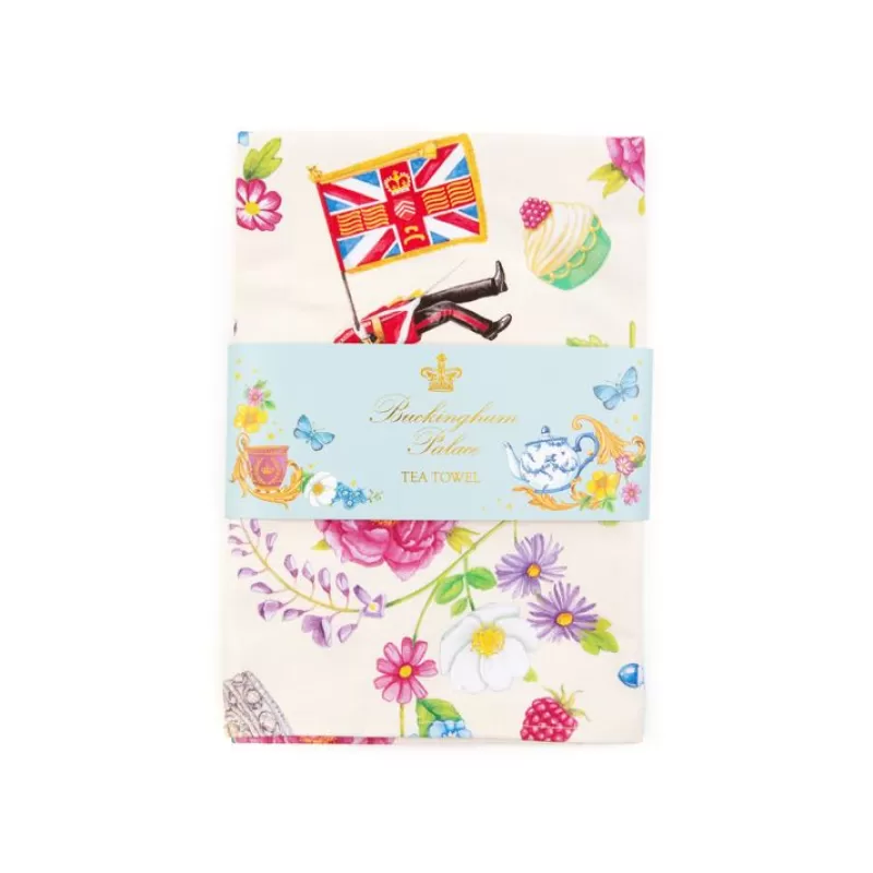 Home Linens | Royal Collection Shop The Summertime Cream Tea Towel