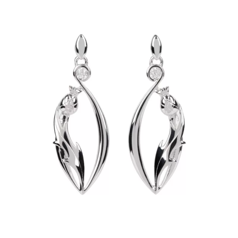 Earrings | Royal Collection Shop Thistle Earrings