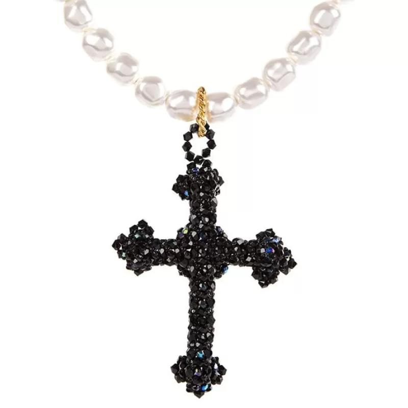 Vicki Sarge | Royal Collection Shop Vicki Sarge Black Cross Necklace
