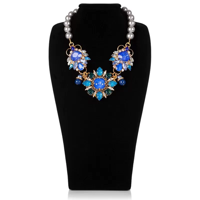 Vicki Sarge | Royal Collection Shop Vicki Sarge Blue And Grey Pearl Necklace