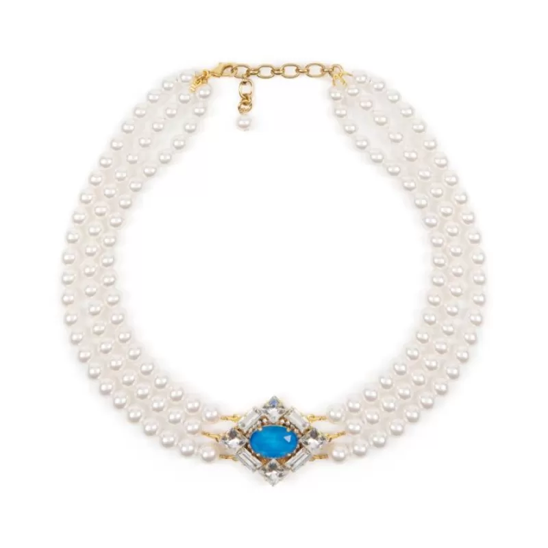 Necklaces | Royal Collection Shop Vicki Sarge Triple Strand Pearl Necklace
