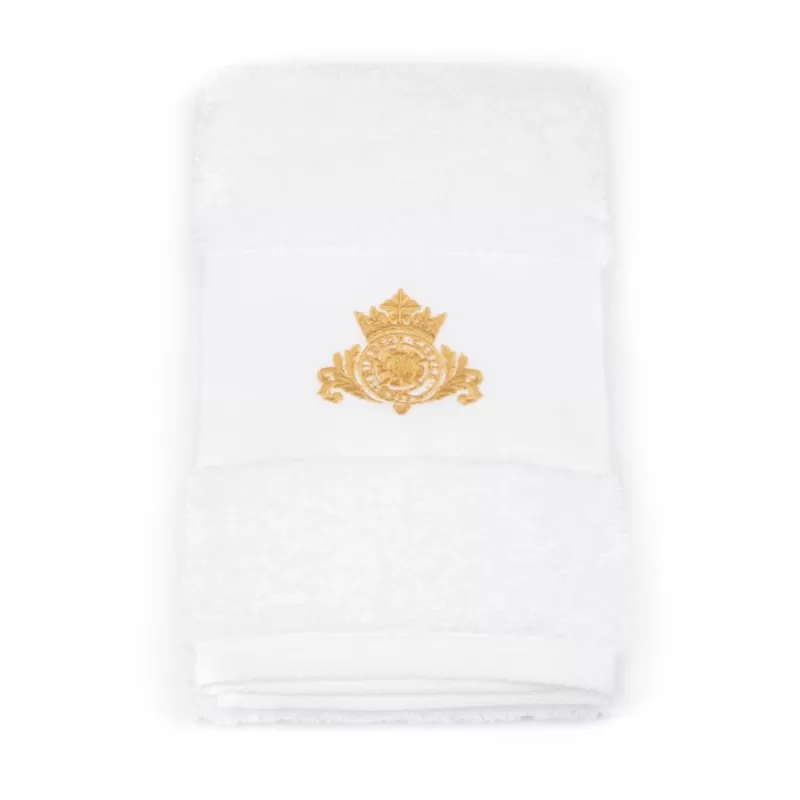 Home Linens | Royal Collection Shop Windsor Castle Crest Hand Towel